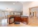 Modern kitchen with stainless steel appliances and wood cabinets at 2629 E Santa Maria Dr, Casa Grande, AZ 85194