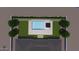 Aerial view of pool in landscaped backyard of residential home at 2952 E Warbler Rd, Gilbert, AZ 85297