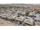 Aerial view of house with pool and mountain views at 3888 E Hazeltine Way, Chandler, AZ 85249