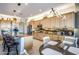 Spacious kitchen with granite countertops and wood cabinets at 3888 E Hazeltine Way, Chandler, AZ 85249