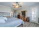 Main bedroom with wood furniture and private access at 3888 E Hazeltine Way, Chandler, AZ 85249