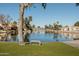 Scenic lakefront property with mature trees and a tranquil atmosphere at 3950 S Cactus Wren Dr, Chandler, AZ 85248