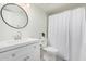 Clean bathroom, featuring a white vanity and shower at 4730 W Northern Ave # 1127, Glendale, AZ 85301