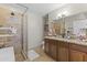 Modern bathroom with a large walk-in shower and updated fixtures at 5134 N 33Rd St, Phoenix, AZ 85018