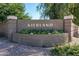 Attractive Kierland community entrance with brick pillars and landscaping at 6429 E Everett Dr, Scottsdale, AZ 85254