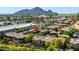 Aerial view showing the condo's location near Scottsdale Rd and Indian Bend at 7027 N Scottsdale Rd # 225, Paradise Valley, AZ 85253