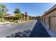 View of the garages from the street at 7027 N Scottsdale Rd # 225, Paradise Valley, AZ 85253