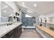 Spa-like bathroom with a large walk-in shower and modern vanity at 7837 N 13Th St, Phoenix, AZ 85020