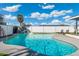 Relaxing kidney shaped pool with plenty of space at 7837 N 13Th St, Phoenix, AZ 85020