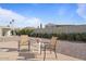 Backyard with gravel and seating area for relaxation at 8103 E Southern Ave # 39, Mesa, AZ 85209