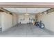 Large garage with built-in storage and space for two cars at 10387 W Runion Dr, Peoria, AZ 85382