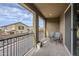 Private balcony with seating and views at 1255 N Arizona Ave # 1341, Chandler, AZ 85225