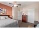 Spacious bedroom with ample closet space and an ensuite bath at 1577 E Laurel Dr, Casa Grande, AZ 85122