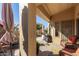 Relaxing patio with seating and a grill at 1577 E Laurel Dr, Casa Grande, AZ 85122