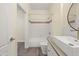 Bathroom features a modern sink with a tub shower combo and updated finishes at 1701 E Colter St # 223, Phoenix, AZ 85016