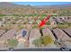 Aerial view of house and neighborhood, showcasing its location at 1828 W Owens Way, Anthem, AZ 85086