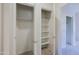 Spacious walk-in closets with built-in shelving at 1828 W Owens Way, Anthem, AZ 85086