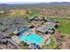 Community clubhouse with pool and parking at 1828 W Owens Way, Anthem, AZ 85086