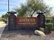 Anthem Community Park sign at 1828 W Owens Way, Anthem, AZ 85086