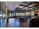 Restaurant with wine display, modern seating, and scenic views at 1828 W Owens Way, Anthem, AZ 85086