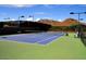 Well-maintained tennis court with mountain views at 1828 W Owens Way, Anthem, AZ 85086