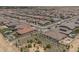 Aerial view of neighborhood homes with pools and landscaping at 19447 S 209Th Pl, Queen Creek, AZ 85142