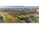 Aerial view showing community park with fire pit and walking paths at 19780 E Ivy Ln, Queen Creek, AZ 85142