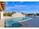 Luxury pool with a slide and a grotto at 19780 E Ivy Ln, Queen Creek, AZ 85142