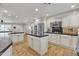 Modern kitchen featuring stainless steel appliances and an island at 2344 N Raven --, Mesa, AZ 85207