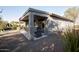 Backyard view of patio and landscaping at 26175 W Firehawk Dr, Buckeye, AZ 85396