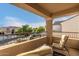 Relaxing patio with seating area and neighborhood views at 2626 E Bear Creek Ln, Phoenix, AZ 85024