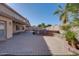 Spacious backyard patio with built-in BBQ, perfect for outdoor entertaining with desert landscaping at 2848 E Menlo St, Mesa, AZ 85213