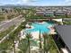 Aerial view of community pool and surrounding area at 3015 E Daley Ln, Phoenix, AZ 85050