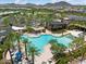 Aerial view of community pool and clubhouse at 3015 E Daley Ln, Phoenix, AZ 85050