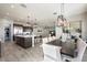 Open concept dining room adjacent to kitchen at 3015 E Daley Ln, Phoenix, AZ 85050