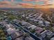 Aerial view of a residential neighborhood with upscale homes at 30224 N 52Nd Pl, Cave Creek, AZ 85331