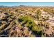 Aerial view of a community park and surrounding homes at 30224 N 52Nd Pl, Cave Creek, AZ 85331