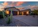 Two-car garage and attractive desert landscaping at 30224 N 52Nd Pl, Cave Creek, AZ 85331