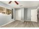 Bedroom featuring vinyl flooring and double door closet at 4028 W Palo Verde Dr, Phoenix, AZ 85019