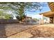 Backyard with gravel and a partially visible pool area at 4212 S 78Th Ln, Phoenix, AZ 85043