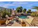 Unwind by the pool with comfortable seating and a tranquil atmosphere at 43579 W Arizona Ave, Maricopa, AZ 85138