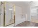 Bathroom features a shower, bathtub, and golden framed glass enclosure at 5239 Rayanna Ct, Phoenix, AZ 85015