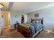 Comfortable bedroom with a double bed and ample closet space at 5877 N Granite Reef Rd # 2224, Scottsdale, AZ 85250