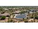 Aerial view of a cul-de-sac with luxury homes and desert landscape at 6015 E Calle De Las Estrellas --, Cave Creek, AZ 85331