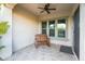 Relaxing covered patio with rocking chair and view of backyard at 6015 E Calle De Las Estrellas --, Cave Creek, AZ 85331