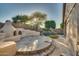 Beautiful fire pit and patio area with mountain views at 6233 W Maya Dr, Phoenix, AZ 85083