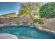 Private backyard oasis with a pool at 6233 W Maya Dr, Phoenix, AZ 85083