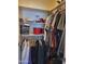 Closet with shelving and hanging rods at 720 N 82Nd St # E210, Scottsdale, AZ 85257