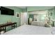 Comfortable bedroom with TV and mirrored closet at 7807 E Main St # Cc-106, Mesa, AZ 85207