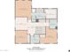 Two-story home floor plan; 1686 sq ft at 9846 E Resistance Ave, Mesa, AZ 85212